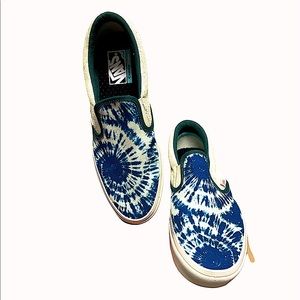 Vans Slip On’s Tye Dye Mens Shoes